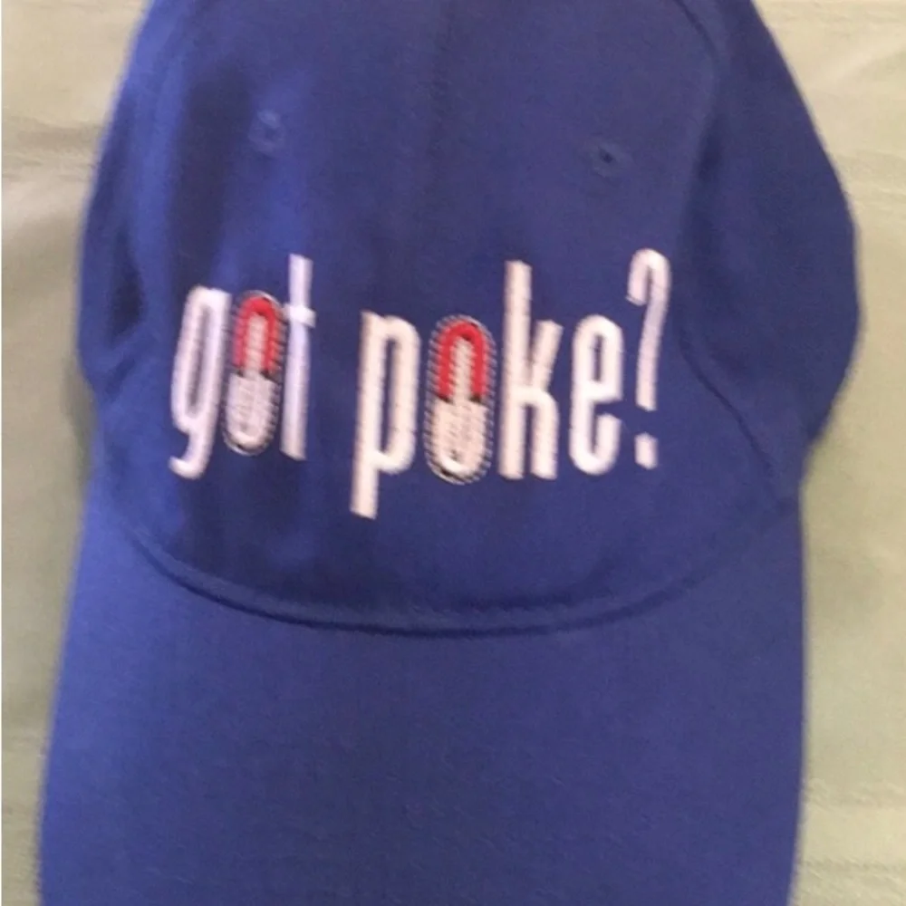 Pokémon Got Poke? Blue Hat NEW Adjustable A must for Pokémon Fans of all ages!